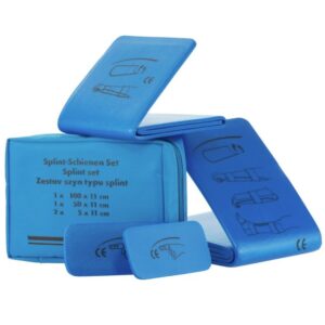 Schienenset (4 Stück) in blauem Etui